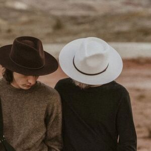 WILL + BEAR Hat Co. Cooper Bone Fedora Size Medium New $112